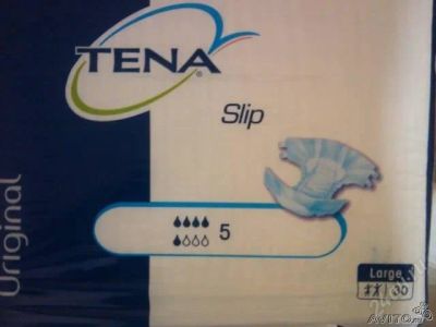 Лот: 3243111. Фото: 1. Памперсы для взрослых Tena Slip... Антисептики, защитные средства, медицинские маски