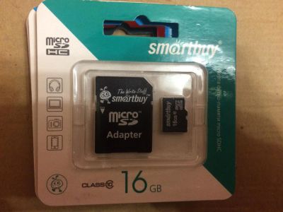 Лот: 8085567. Фото: 1. MicroSd 16gb. Карты памяти
