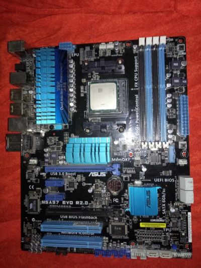 Лот: 13923862. Фото: 1. Срочно asus m5a97 evo r2.0 честно-качественно... Материнские платы