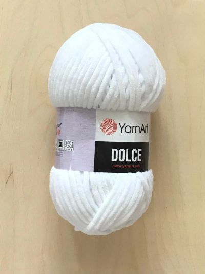 Лот: 17479202. Фото: 1. Пряжа YarnArt Dolce , 100% микро-полиэстер... Ткани, нитки, пряжа