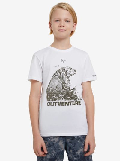 Лот: 25006429. Фото: 1. Футболка для мальчиков Outventure... Другое (спортивная одежда)