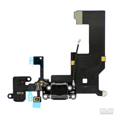 Лот: 9447186. Фото: 1. Нижний шлейф iPhone 5 порта зарядки... Шлейфы, разъёмы