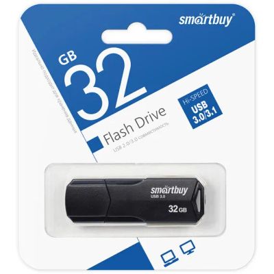 Лот: 20885250. Фото: 1. USB Flash 3.1 SmartBuy CLUE 32GB... Карты памяти