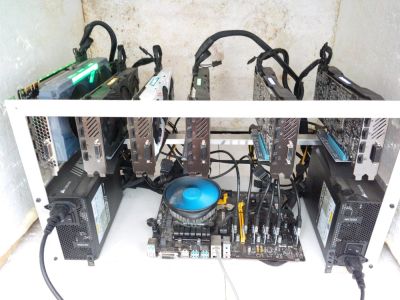 Лот: 10968389. Фото: 1. Майнинг ферма 6*1080ti-11Gb в... Майнинг фермы, товары для майнинга