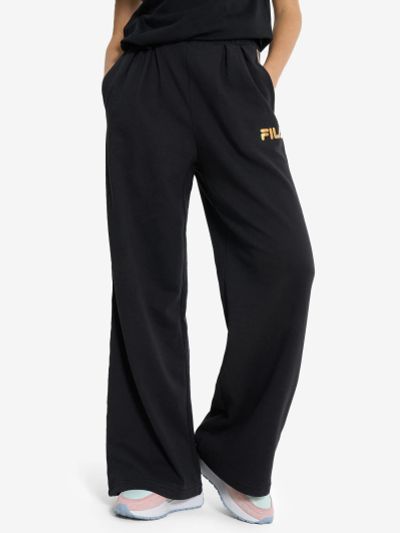 Лот: 24769916. Фото: 1. Брюки для девочек FILA, Черный. Спортивные брюки, штаны