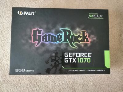 Лот: 19526439. Фото: 1. Видеокарта Palit GeForce GTX 1070... Видеокарты