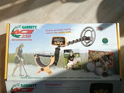 Лот: 25576139. Фото: 1. Металлоискатель Garret Ace 250. Металлоискатели, металлодетекторы