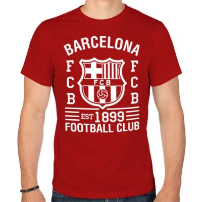 Лот: 6632377. Фото: 1. Мужская футболка хлопок "FC Barcelona... Футболки