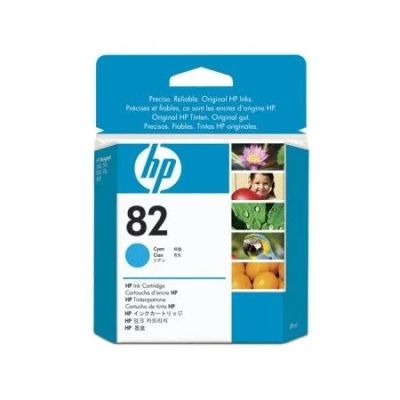 Лот: 15548372. Фото: 1. Картридж HP CH566A (№82, cyan... Картриджи, расходные материалы
