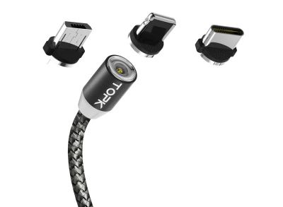 Лот: 11279068. Фото: 1. Lightning-USB магнитный кабель. Дата-кабели, переходники