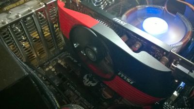 Лот: 3730617. Фото: 1. MSI GeForce GTX 550 Ti 950Mhz... Видеокарты