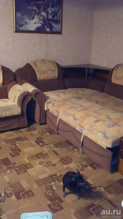 Лот: 10515044. Фото: 1. Мягкий уголок с креслом. Комплекты мягкой мебели