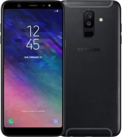 Лот: 12568483. Фото: 1. Samsung Galaxy A6+ Black 2018... Смартфоны
