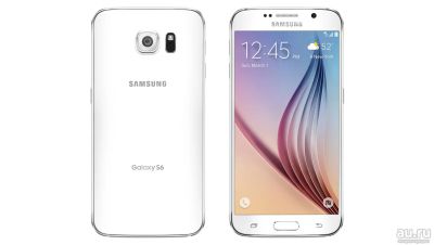 Лот: 8332181. Фото: 1. Samsung Galaxy S6 64GB Duos White. Смартфоны