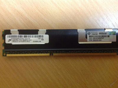 Лот: 5908793. Фото: 1. HP 4Gb DDR3 PC310600R-9 1333MHz... Оперативная память