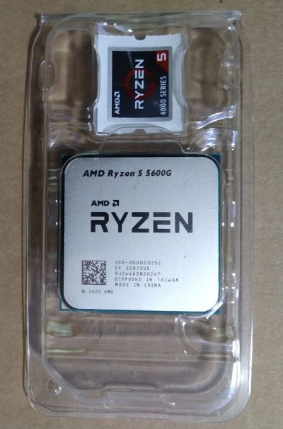 Лот: 19110687. Фото: 1. Новый процессор Ryzen 5 5600G... Процессоры