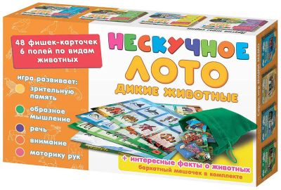 Лот: 15713395. Фото: 1. Настольная игра Нескучное лото... Настольные игры, карты