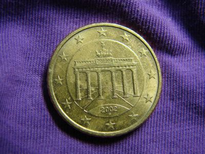 Лот: 3976108. Фото: 1. 50 евроцентов 2002, Германия... Европа