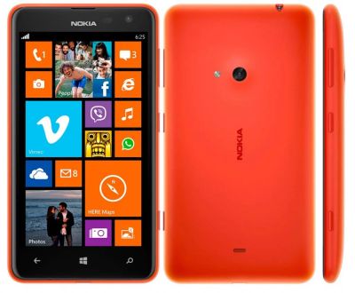 Лот: 6258714. Фото: 1. Nokia lumia 625 lte красный корпус. Смартфоны