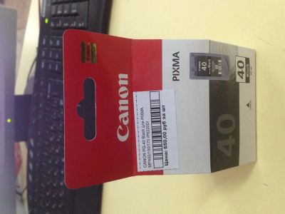 Лот: 3068169. Фото: 1. CANON PG-40 Black для PIXMA MP... Картриджи, расходные материалы