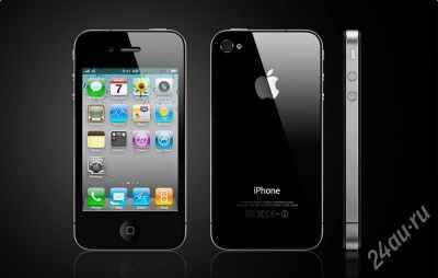 Лот: 523258. Фото: 1. iPhone 4 16 GB черный, без привязки... Смартфоны