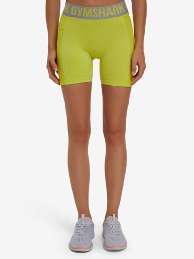 Лот: 22414969. Фото: 1. Шорты женские Gymshark Flex, Желтый. Шорты