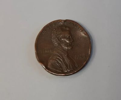 Лот: 21214786. Фото: 1. Монета США 1 цент 1984г. Америка