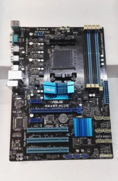 Лот: 17383910. Фото: 1. ASUS M5A97 PLUS. Материнские платы