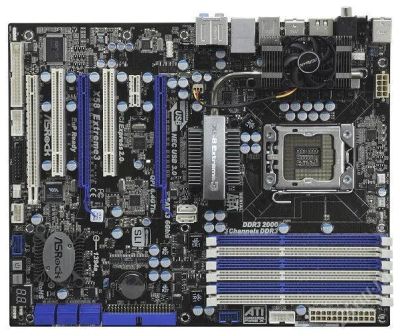 Лот: 875811. Фото: 1. asrock x58 extreme3+intel core... Материнские платы