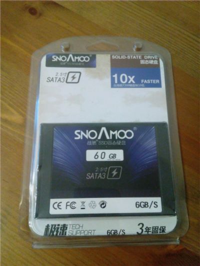 Лот: 10908316. Фото: 1. SSD накопитель 60 GB (Подходит... SSD-накопители