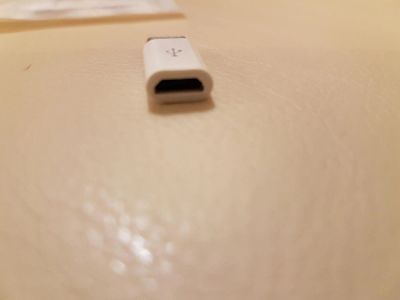 Лот: 7704754. Фото: 1. Переходник с micro usb на usb-c... Дата-кабели, переходники