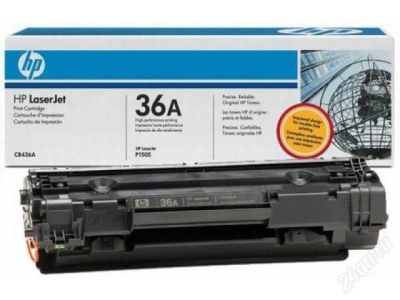 Лот: 2372889. Фото: 1. Картридж HP CB436A для LJ P1505... Картриджи, расходные материалы