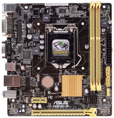Лот: 17132834. Фото: 1. Материнская плата ASUS H81M-P... Материнские платы