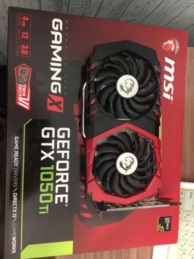 Лот: 16971502. Фото: 1. Видеокарта msi geforce gtx 1050ti. Видеокарты