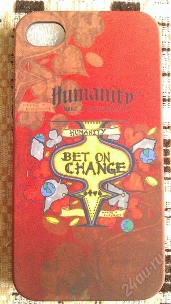 Лот: 2792966. Фото: 1. Чехол накладка для iPhone Humanity. Чехлы, бамперы