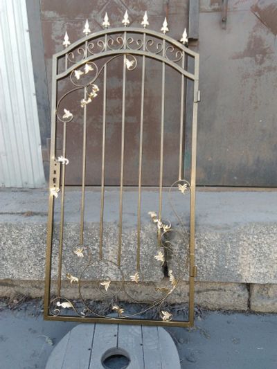 Лот: 17243114. Фото: 1. Калитка кованая 2. Ворота, заборы, шлагбаумы