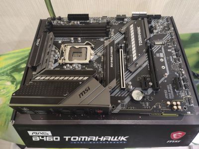 Лот: 18444166. Фото: 1. Msi tomahawk b460. Материнские платы