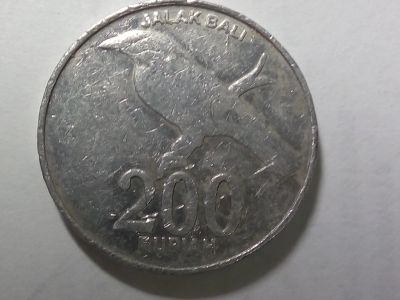 Лот: 15823966. Фото: 1. Монета Индонезии, 200 рупий. Азия