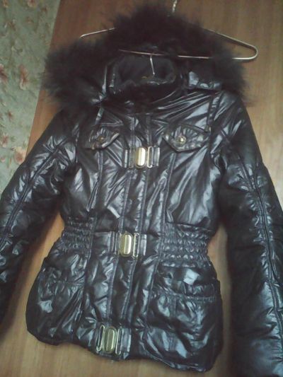 Лот: 10548694. Фото: 1. куртка черная,на сентипоне,подклад... Верхняя одежда