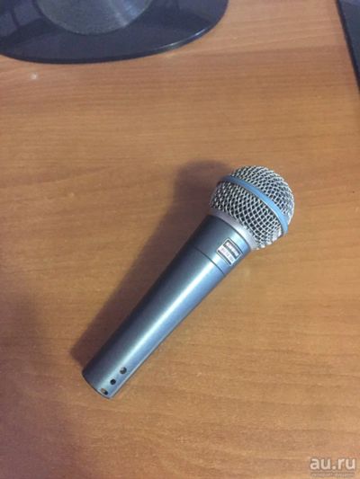 Лот: 14278440. Фото: 1. Микрофон Shure beta 58a (оригенал... Студийные микрофоны, радиомикрофоны и радиосистемы