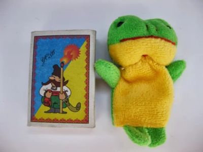 Лот: 3694784. Фото: 1. пальчиковый театр - лягушка. Развивающие