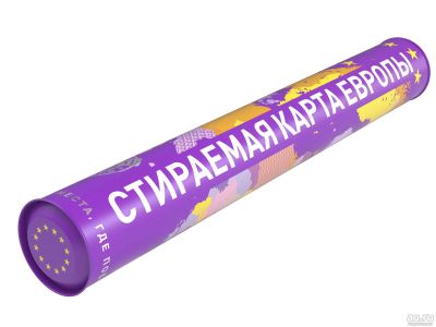 Лот: 12981217. Фото: 1. Smart gift: Скретч-карта Европы... Настольные игры, карты