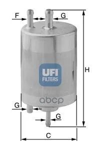Лот: 21863982. Фото: 1. Фильтр Топливный UFI арт. 31.841... Топливная система