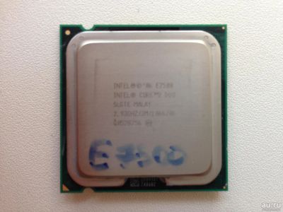Лот: 8650903. Фото: 1. Core2DuoE7500 2.93GHz (3M Cache... Процессоры