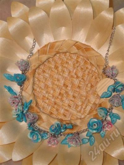 Лот: 246129. Фото: 1. Изделия из полимерной глины комплект... Колье