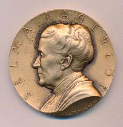 Лот: 8373044. Фото: 1. Швеция 1978 Медаль писатель сказочница... Памятные медали
