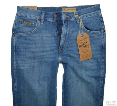 Лот: 9346034. Фото: 1. Мужские прямые джинсы Wrangler... Брюки, джинсы, шорты
