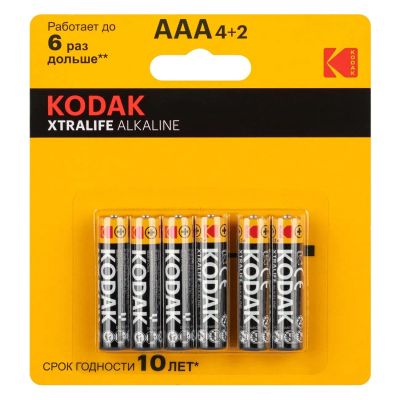 Лот: 25043594. Фото: 1. Батарейки Kodak Xtralife Alkaline... Батарейки, аккумуляторы, элементы питания