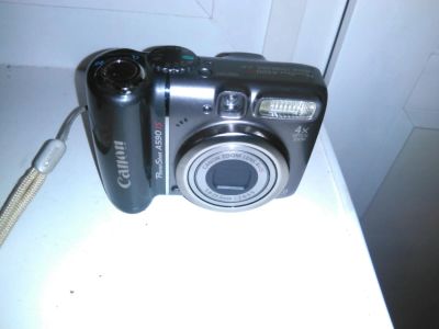Лот: 6190038. Фото: 1. Фотоаппарат canon a590. Цифровые компактные