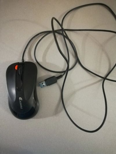 Лот: 12735094. Фото: 1. Компьютерная проводная лазерная... Клавиатуры и мыши